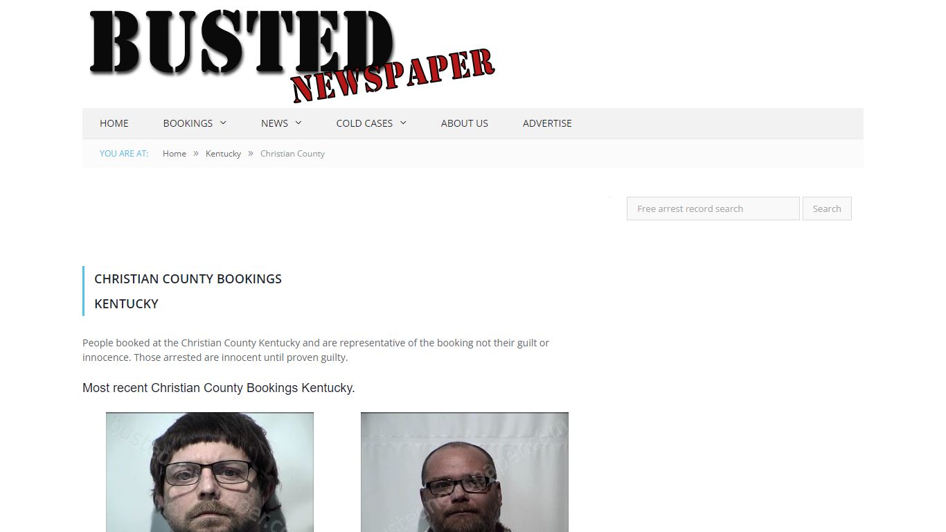 Christian County, KY Mugshots - BUSTEDNEWSPAPER.COM